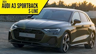 2024 Audi A3 Sportback SLine  Exterior Interior amp Drive  AUTOBICS [upl. by Dnalyk]