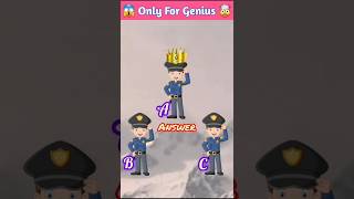 Focus test for genius 🤯🧠 puzzle focustest riddles testyourfocus puzzlegame games police [upl. by Akemed]