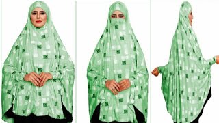 KhimarJilbaba With Sleeves Cutting And Stitching Namaaz Prayer Khimar DIYJilbab Khimar Cutting [upl. by Iolanthe413]