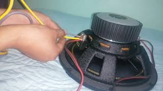 como conectar un subwoofer de doble bobina [upl. by Hepsiba]