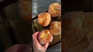 cruffin recipe asmr [upl. by Netfa]