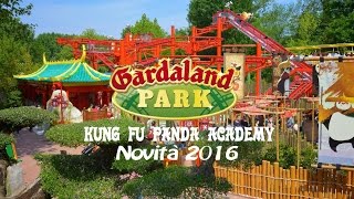 Gardaland KUNG FU PANDA ACADEMY novità 2016 [upl. by Saitam]