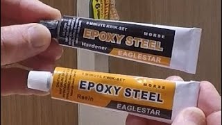 How to Use Steel Resin Two Part Epoxy [upl. by Syman375]