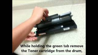 How To Replace A Brother Toner Cartridge  Tutorial [upl. by Saiff]