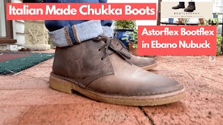 Reviewing the Astorflex Brownflex Chukka Boots in Ebano Nubuck  Relaxed Italian Style [upl. by Eckhardt305]