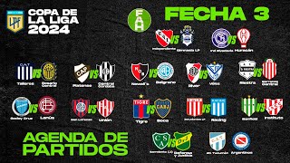 👀 Calendario Fútbol Argentino fecha 3 Lo que Debes Saber de la Próxima Fecha de la Copa de la Liga [upl. by Mcnully650]