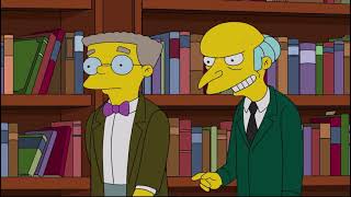 Los Simpson Temp 32  Gabriel Chavéz como Burns y Octavio Rojas como Smithers  Voces originales [upl. by Soisatsana429]