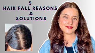 Top 5 Reasons for Hair Fall  Hair amp Care Almond Oil [upl. by Kristan]