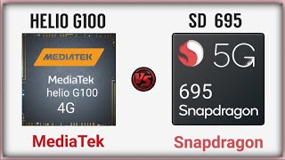 Mediatek Helio G100 vs Snapdragon 695  Helio G100 Antutu Score  Hot 50 4G [upl. by Svensen928]