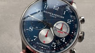 Baume amp Mercier Capeland Chronograph Shelby Cobra Special Edition M0A10232 Baume amp Mercier Review [upl. by Sidalg]