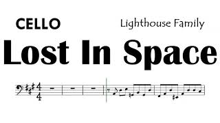 Lost In Space Cello Original Key Sheet Music Backing Track Partitura Lighthouse Family [upl. by Pegma]