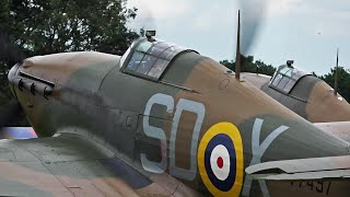 Hurricanes amp Spitfires No Music Just V12 Merlin Sound [upl. by Minerva710]