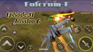 Gunship Battle Episode 31 Mission 6 FulcrumF GunshipBattle [upl. by Kirtap]