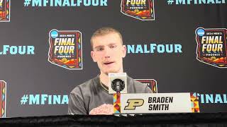 Braden Smith talks Friday at Final Four [upl. by Maryly]