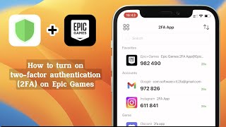 How to enable twofactor authentication 2FA on Epic Games [upl. by Lightfoot102]