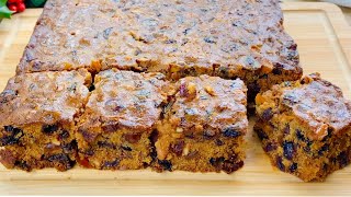 Best Christmas Fruit Cake Recipe 🎄 My Mom Makes This Delicious Christmas Cake Every Year  Plum Cake [upl. by Nal]