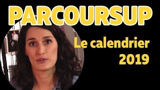 Parcoursup  le calendrier 2019  Les Bons Profs [upl. by Ysle]