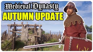 24 HOURS Until Medieval Dynastys Autumn Update RELEASE Heres Whats New [upl. by Khajeh]