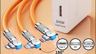 ZHIKE Kabel Data 3 in 1 Fast Charging HP Kabel Casan 3in1 Tipe C Micro USB iOS Lightning Adaptor [upl. by Diver113]