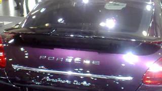 Porsche Panamera turbo Spoiler open amp close [upl. by Yesmar]