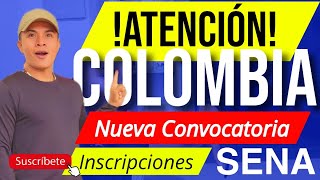 🔴ATENCION COLOMBIA Habilitadas Inscripciones Para Los y las interesadas a Estudiar Virtual SENA [upl. by Akiem]