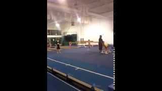 My first roundoff back handspring [upl. by Eca]