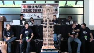 UBuffalo  Seismic Design Competition 2011 [upl. by Eybbob]