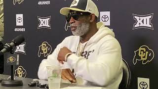 Press conference CU Buffs’ Deion “Coach Prime” Sanders previews trip to Nebraska [upl. by Rives]