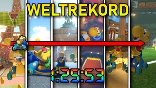 FWR INSANES PACE Mario Kart 8 Deluxe Booster Streckenpass SPEEDRUN  12553 [upl. by Earvin]