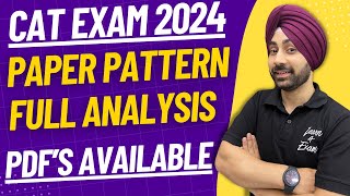 CAT Exam 2024 Decoding the Pattern amp Comprehensive Analysis [upl. by Aikemit167]