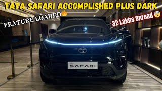 Tata Safari Accomplished Plus Dark Manual🔥  Better Than Fortuner 4x2 😎 [upl. by Adyam]