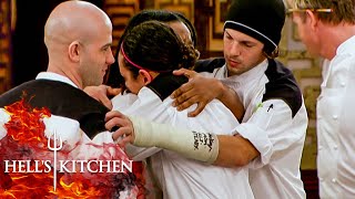 An Extremely Emotional Elimination  Hells Kitchen [upl. by Mccafferty]