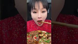 Bamboo shoot Fish Fin Chinese Eating Asmr Mukbang shorts shortvideo [upl. by Adrianne]