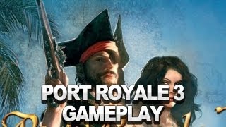 Port Royale 3 Pirates amp Merchants Video Tutorial No 1  Basic Gameplay [upl. by Etnemelc]