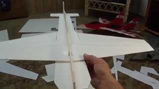 Part  2 of 3 Profile 3D plane Cutting and assembling PDF plans foamconceptjetscom [upl. by Fulcher]