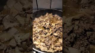 Condimento per pastasciutta con funghi cardoncelli e carne macinata con varie spezie 🤤 semplici [upl. by Hedda463]