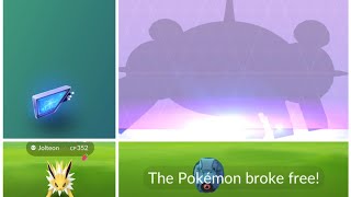 Using MAGNETIC LURE MODULE to evolve MAGNETON and others caught from it pokemongo pokemon [upl. by Aneloaup]