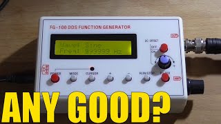 FG100 Portable DDS Signal Generator REVIEW [upl. by Tonia7]