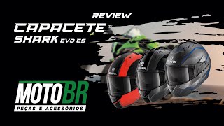 Review Capacete Shark Evo Es  MOTO BR [upl. by Kreindler]