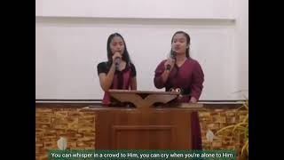 God Answers Prayer  Fundamental Baptist Church  Duet by Nica and Glenda [upl. by Assyram785]