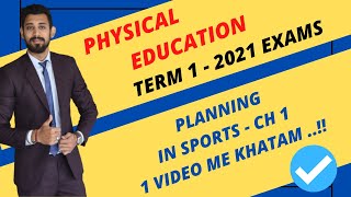 Planning in sports  Class 12  Physical education  One shot  Chapter 1 [upl. by Aseiram631]