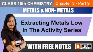 Extracting Metals Low in the Activity Series  Class 10th Chemistry  Part 9  CP 3 [upl. by Sitto191]