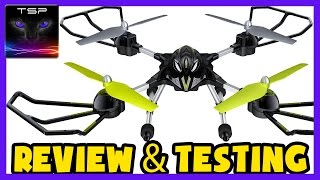 Aukey  BLACK SPARROW Quadcopter Drone  REVIEW  FLIGHT TESTING [upl. by Anrym]