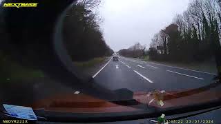 Driving on the hard shoulder against the traffic DPD driver [upl. by Peppi]