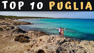 PUGLIA TOP 10  Tra spiagge borghi e città 10 posti DA VEDERE in Puglia Guida di viaggio [upl. by Maghutte]