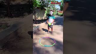 HULA HOOP AJAIB☺️😅 trending comedy funnyvideos ngeshortsbareng [upl. by Lednew]