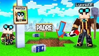 SCAVO UN BUCO PER RITROVARE PAPÀ SU MINECRAFT [upl. by Asira]