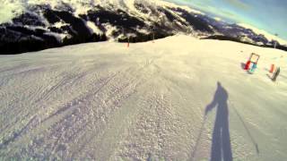 Skiing Mauduit at Meribel in the Three Valleys [upl. by Pheni677]