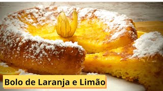 Como Fazer um Bolo de Laranja e Limão  Receita Portuguesa [upl. by Seroka]