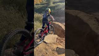 Testing new drops at Phoenix Bike Park bike mtbkids bikepark [upl. by Aksel]